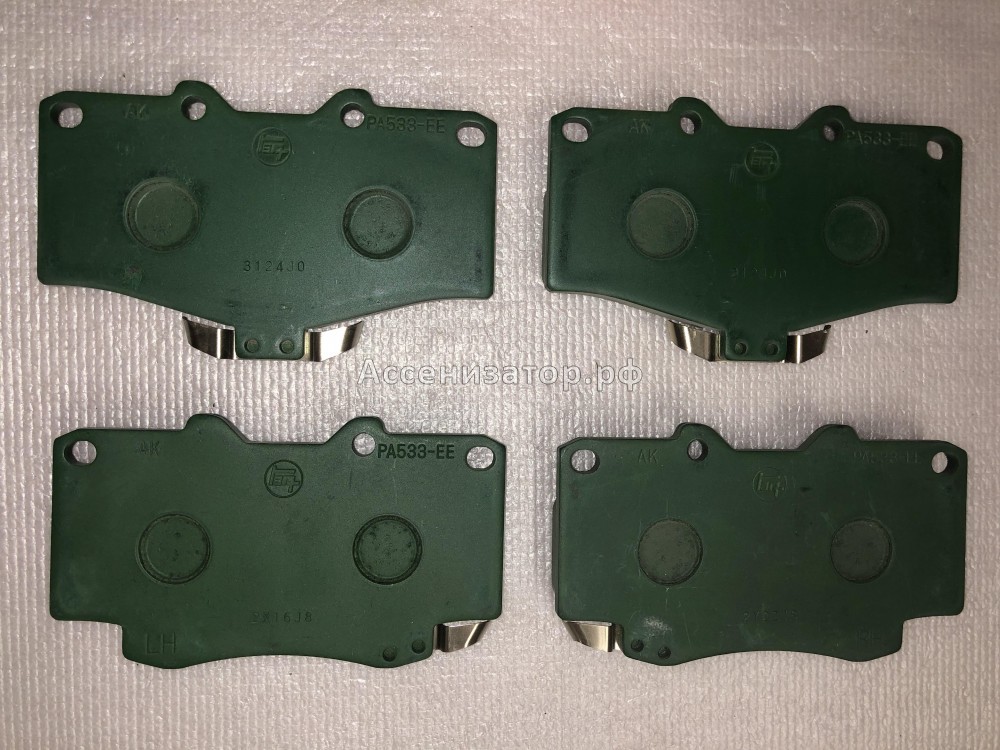 Колодки тормозные передние TOYOTA 4-RUNNER 0008-0208 0446535240