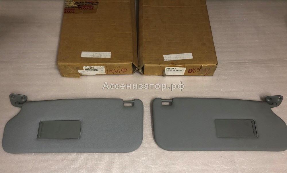 Козырек солнцезащитный левый TOYOTA AVENSIS I 1997-2003 7432005120B2