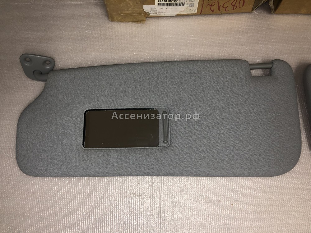 Козырек солнцезащитный левый TOYOTA AVENSIS I 1997-2003 7432005120B2
